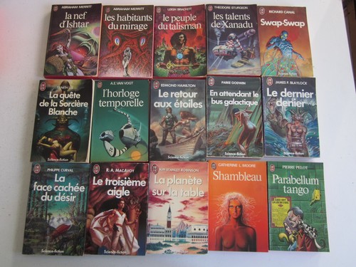 Lot livres science fiction - de,