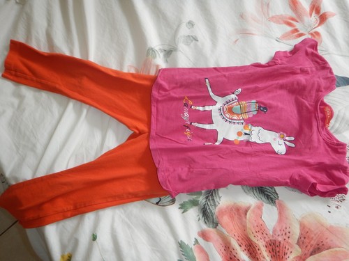 Ensemble fille leggings leger - leggings,