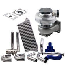Gt3582 Turbo T3 Flange Kit Tuyau & Intercooler 2.5" 64 Mm Intercooler 600x300x76