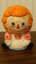 Vintage Lefton RAGGEDY ANN Vase/Planter Figurine Japan 6921