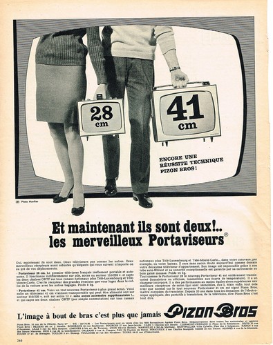 Publicite 1967 pizon - publicite,