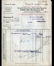 COUVET / PARIS (SUISSE / X°) USINE de MACHINES à TRICOTER "Edouard DUBIED" 1926