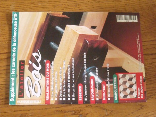 Revue atelier bois n - l'atelier, n°45