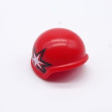 33653 Playmobil Casque de Moto Rouge enfant