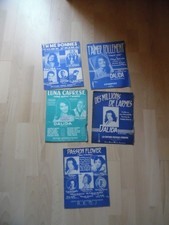 LOT PARTITIONS DALIDA 5 TITRES