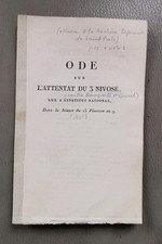 Ode sur l'attentat du 3 nivose