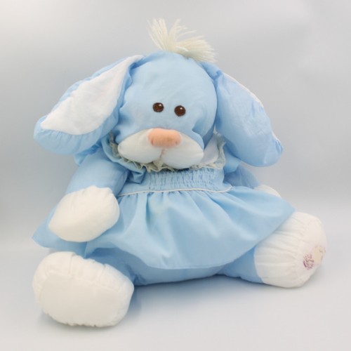 Peluche puffalump lapin - peluche, bleu