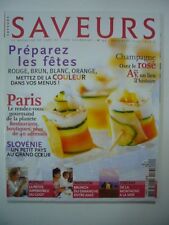 MAGAZINE SAVEURS N° 137 NOVEMBRE 2004 PREPAREZ LES FETES TRES BON ETAT