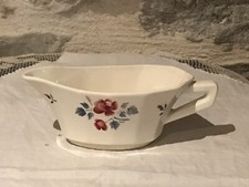 Saucière à facettes, en céramique, DIGOIN SARREGUEMINES, modèle BASTIA