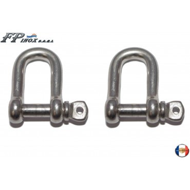 Manille droite 8mm libre - 8mm,