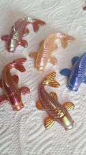 lot 5 carpe koi résine