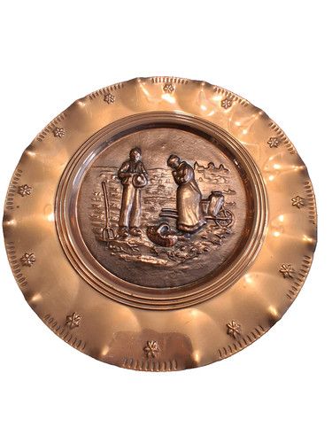 Vintage assiette en - vintage,