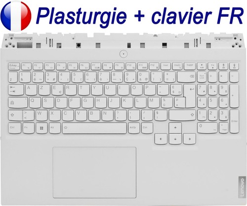 Plasturgie blanche clavier - +,
