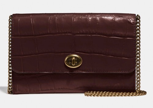 Coach leather hangbag