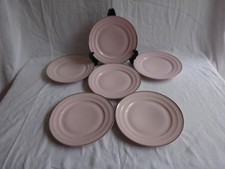 6 assiettes plates en