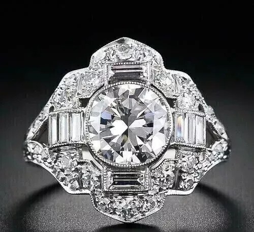 Bague fiançailles art - bague,