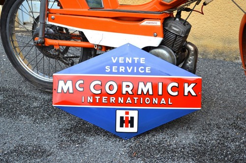 Plaque émaillée cormick - plaque, mc