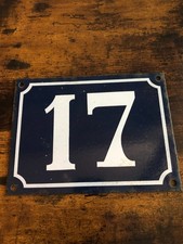 PLAQUE EMAILLEE NUMERO DE RUE