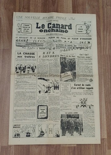 Canard enchaîné 1852 - enchaîné, n°1852