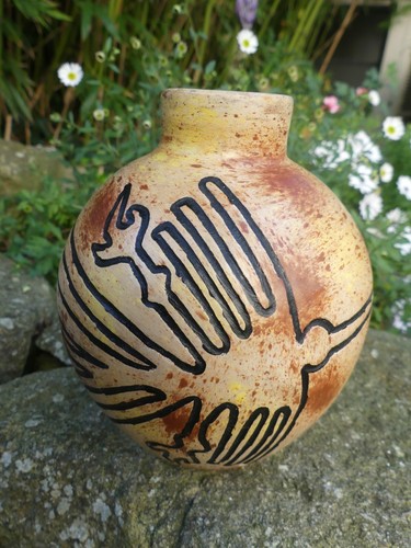 Vase boule céramique - , xx