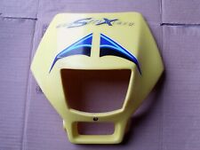 carenage plaque phare tete de fourche  moto suzuki rmx 50