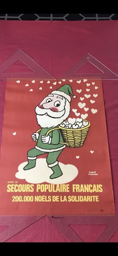Affiche secours populaire - affiche,