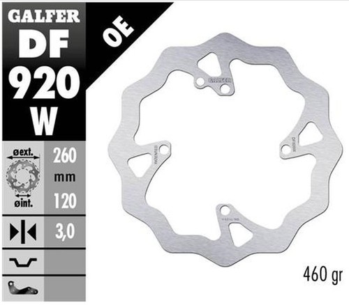 Disque frein avant galfer - avant,