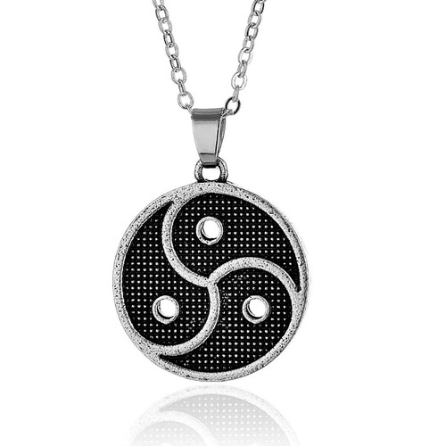 Collier triskèle pendentif - triskèle,