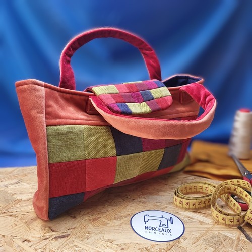 Sac patchwork upcyclé - , –