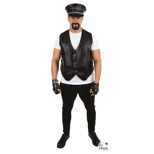 Gilet biker motard sans - biker,