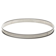 Cercle à tarte bord roulé 28