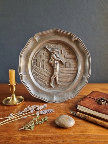 Assiette murale vintage - murale,