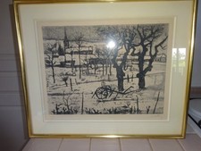 Jacques HALLEZ : Lithographie