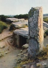 Carte postale postcard 10x15cm BRETAGNE LOCMARIAQUER dolmen des pierres plates