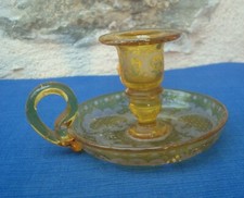 V67 Bougeoir à Main ancien en