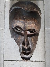 MASQUE AFRICAIN ANCIEN ETHNIE DAN ART PREMIER ANCIENNE COLLECTION DANS L ETAT 