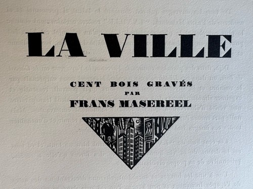 Frans masereel gravure - frans, sur