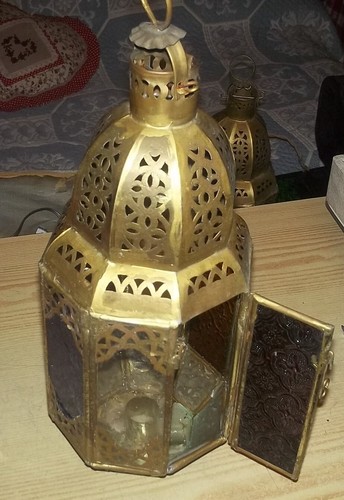 Lanterne marocaine bougie - lanterne,