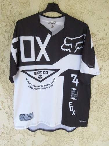 Maillot fox bike co blanc - maillot, &