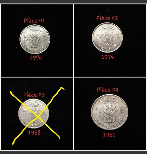 Francs belge - belge, )