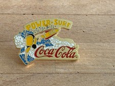 PINS PIN COKE COCA COLA SPORT POWER SURF   VINTAGE
