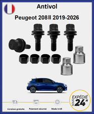 Ecrous antivol de roues noir