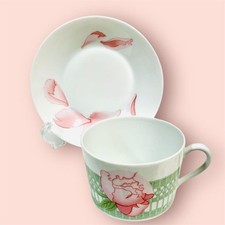 Soucoupe tasse Hermès Pivoine