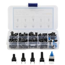 180PCS 10Value Tactile Bouton
