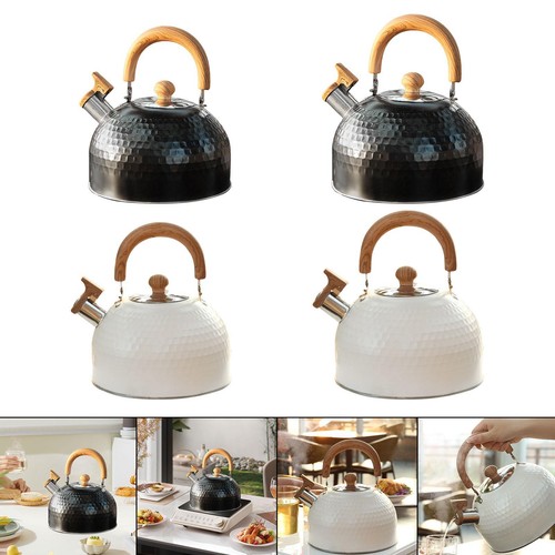 Bouilloire sifflet acier - bouilloire, en