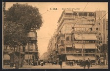 CPA Liege, Rue du Pont d´Avroy 1912 