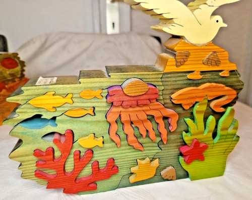 Rare greek wooden puzzle - rare, 3d