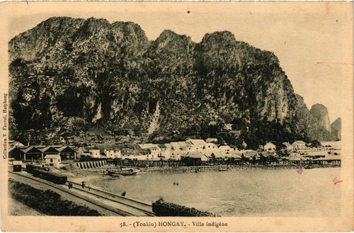 Cpa hongay ville indigene - cpa, ak