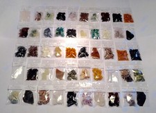 Promo Lot revendeur 15 sachets 15 sortes collection de mini et petits minéraux