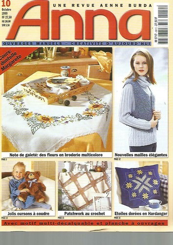 Burda anna 1999 - burda, n°10-1999